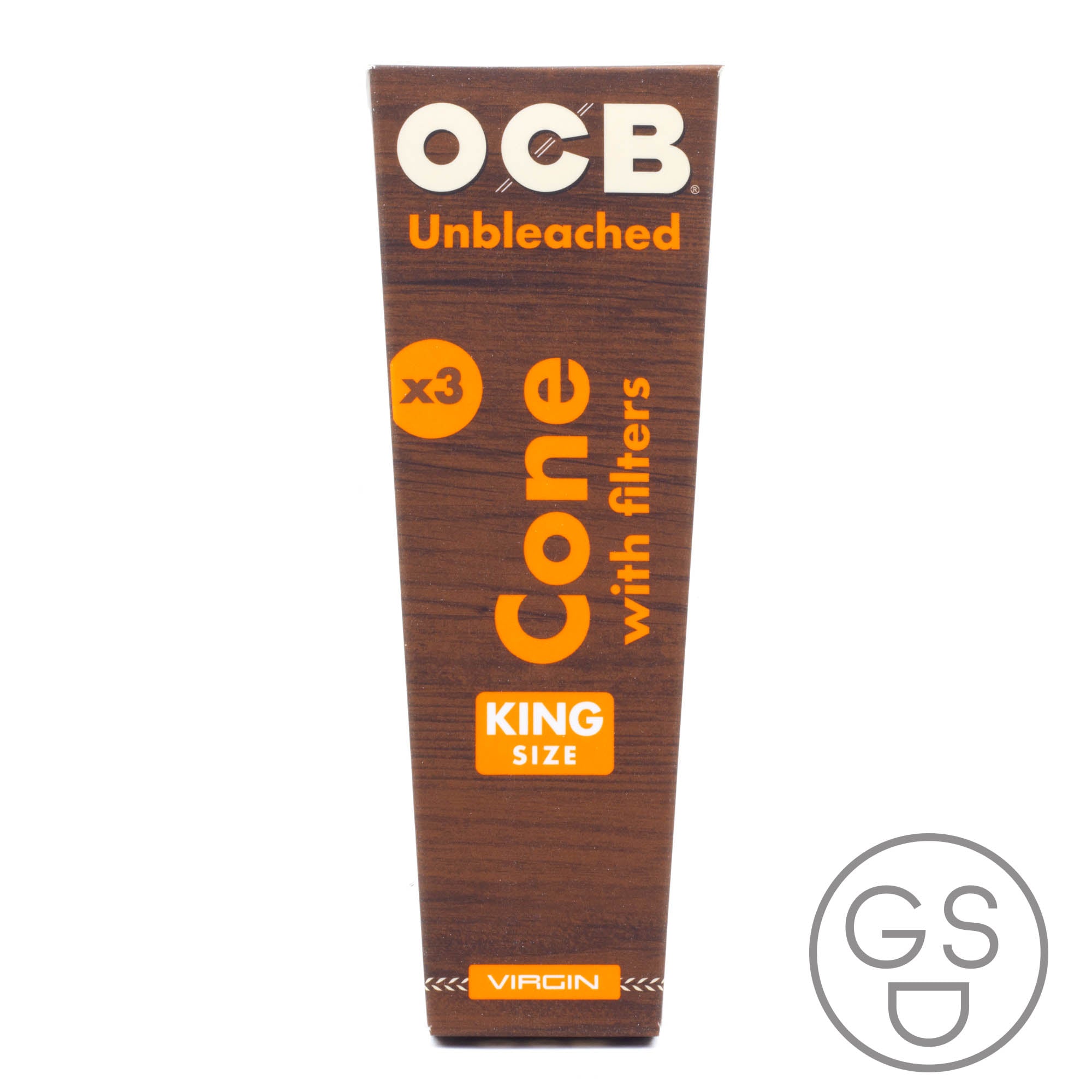 OCB UNBLEACHED VIRGIN CONES - 3 Pack