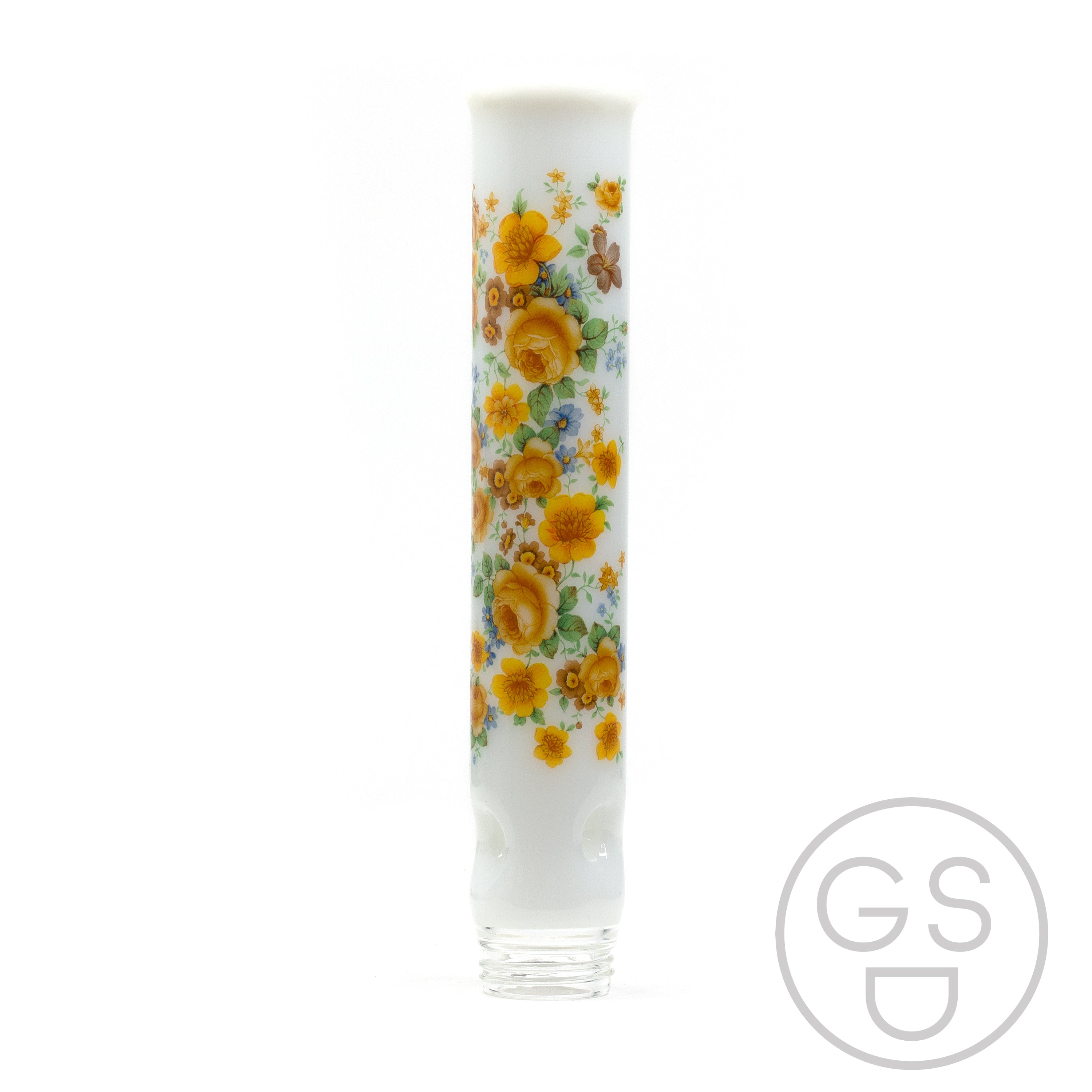 Prism Modular Waterpipe Tall Mouthpiece - Vintage Floral / White