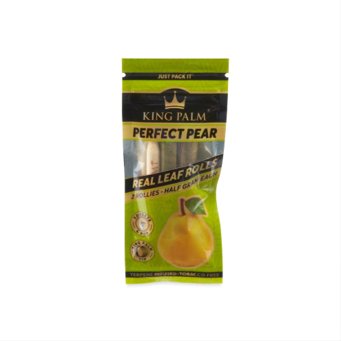 King Palm Rollie - Flavoured Natural Leaf Blunt Wraps - 2 Pack