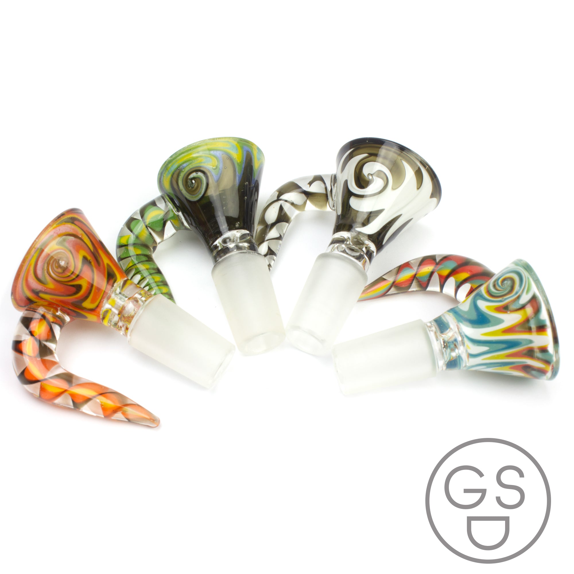 14mm Glass Slider Cone Piece With Handle