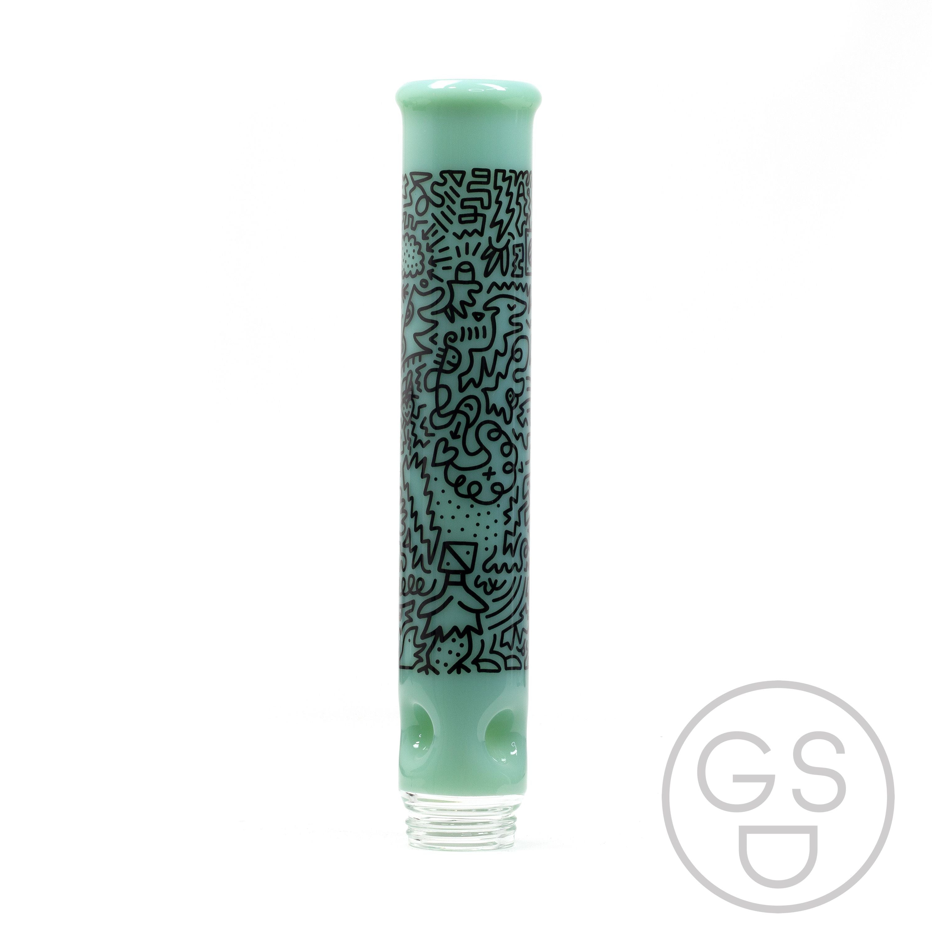 Prism Modular Waterpipe Tall Mouthpiece - Pretty Done / Mint