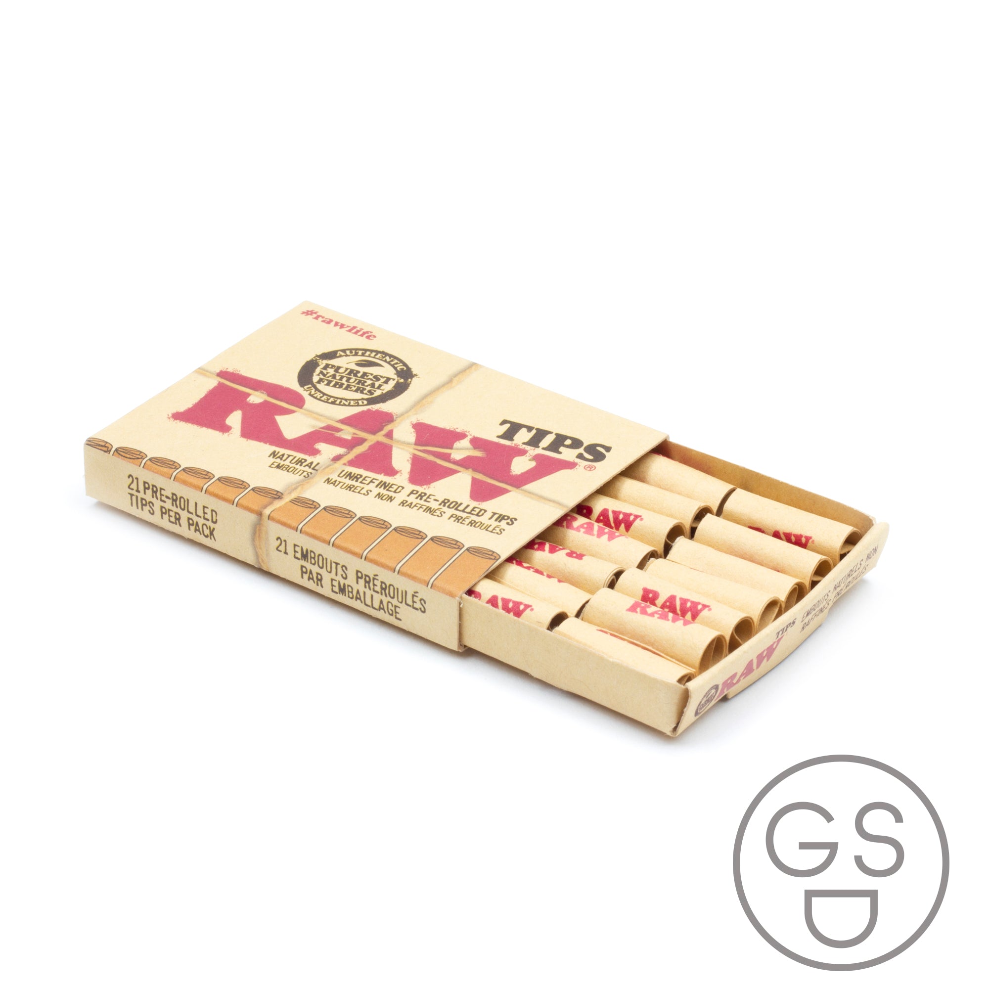 RAW Prerolled Tips - 21pack