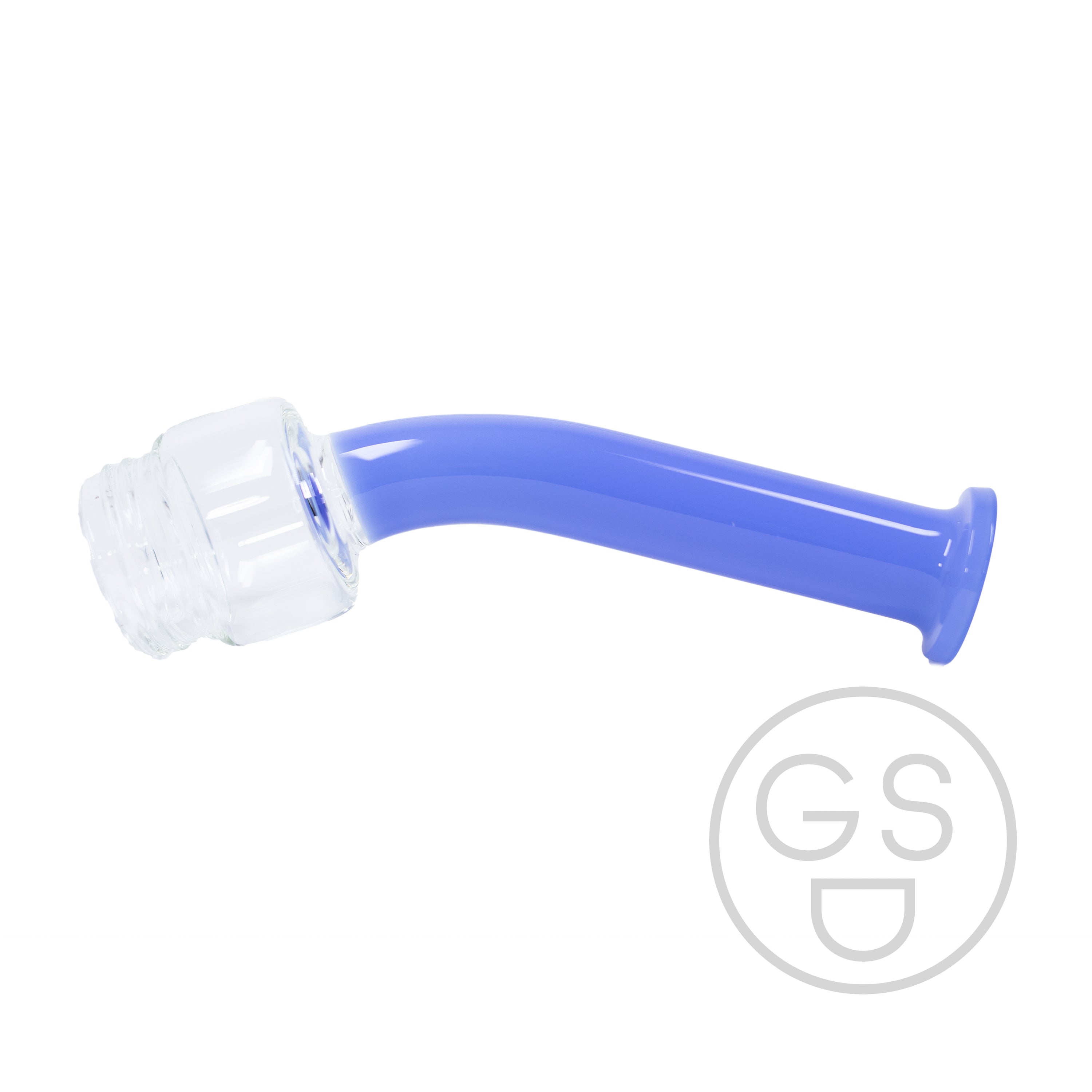 Prism Modular Waterpipe Bent Mouthpiece - Blueberry