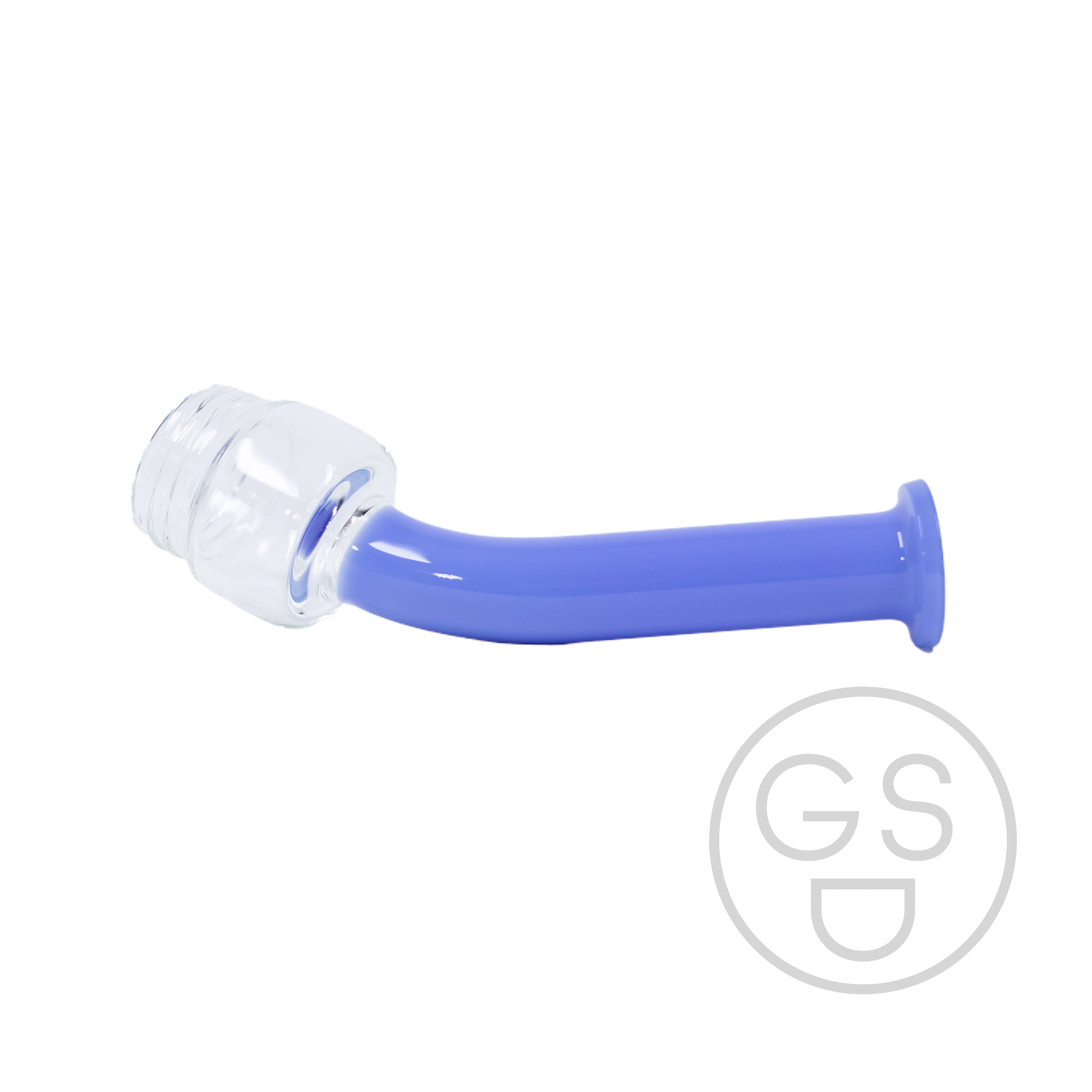 Prism Modular Waterpipe Bent Mouthpiece - Blueberry
