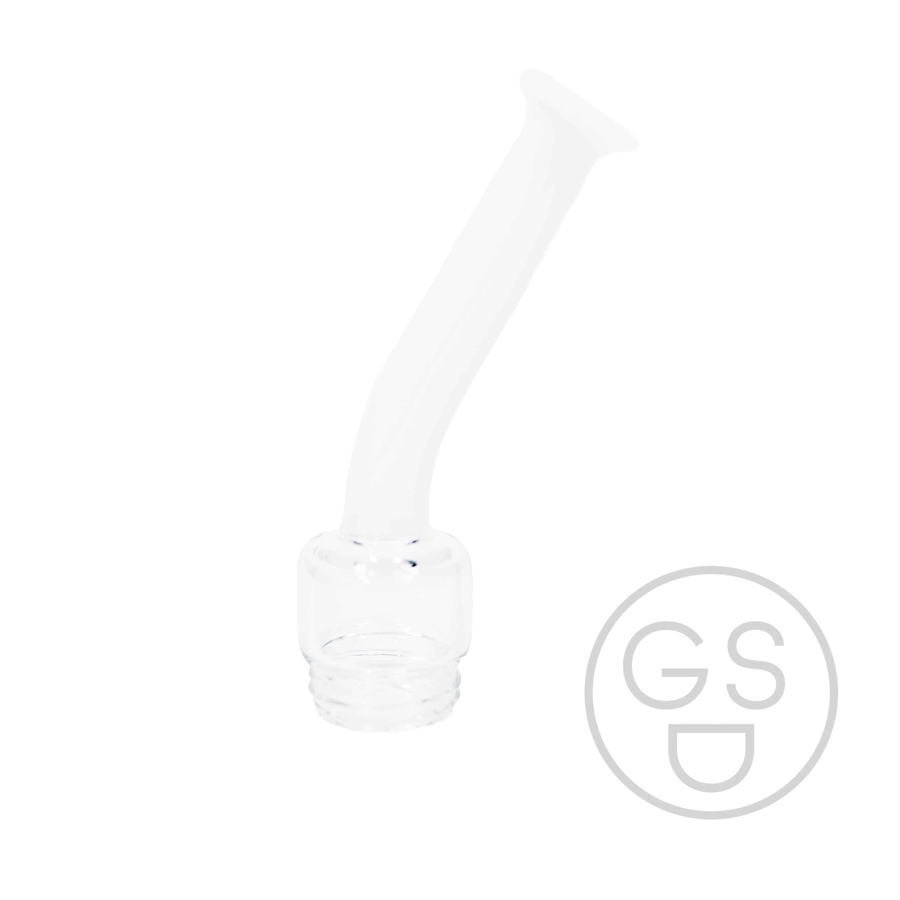 Prism Modular Waterpipe Bent Mouthpiece - White