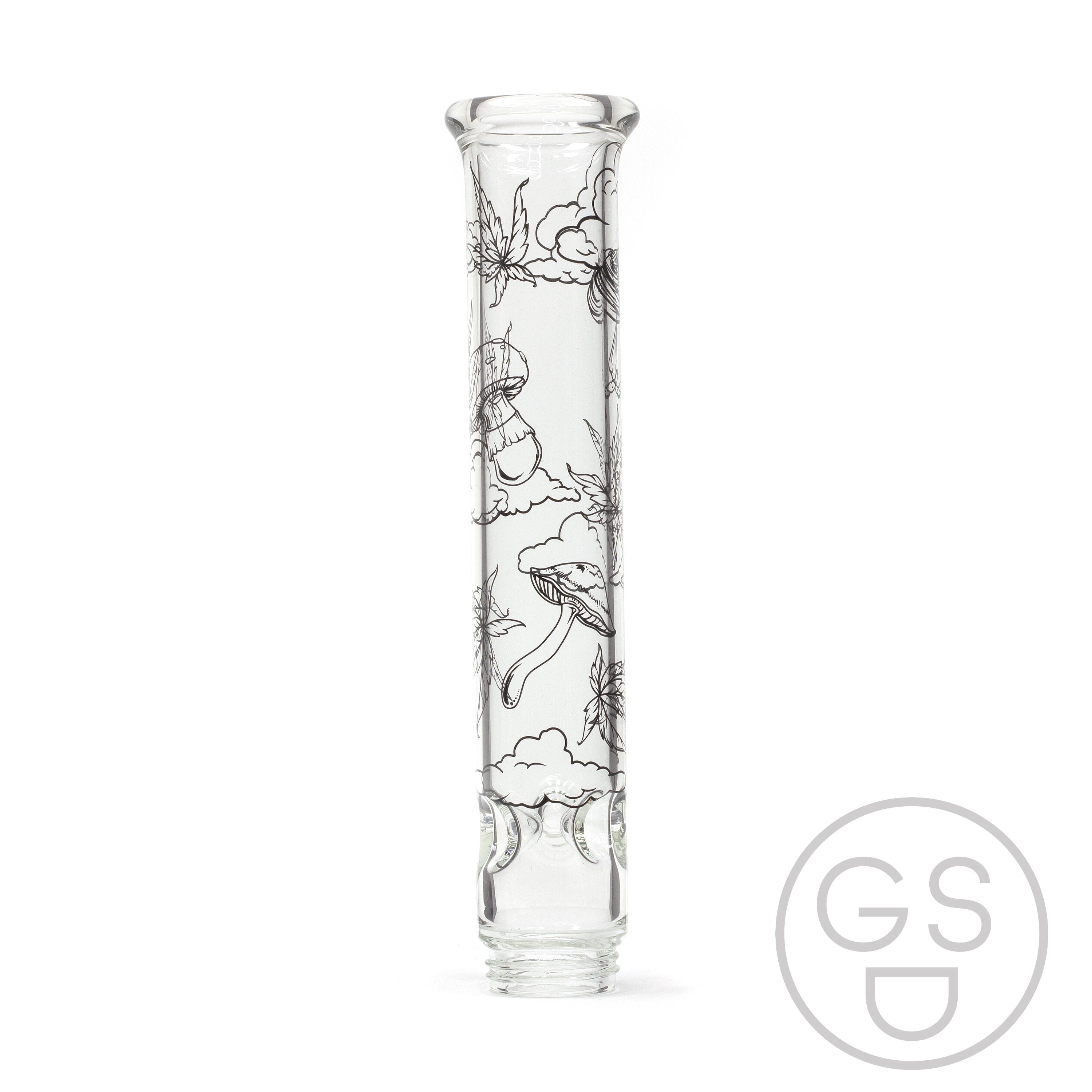 Prism Modular Waterpipe Tall Mouthpiece - Sky High / Clear