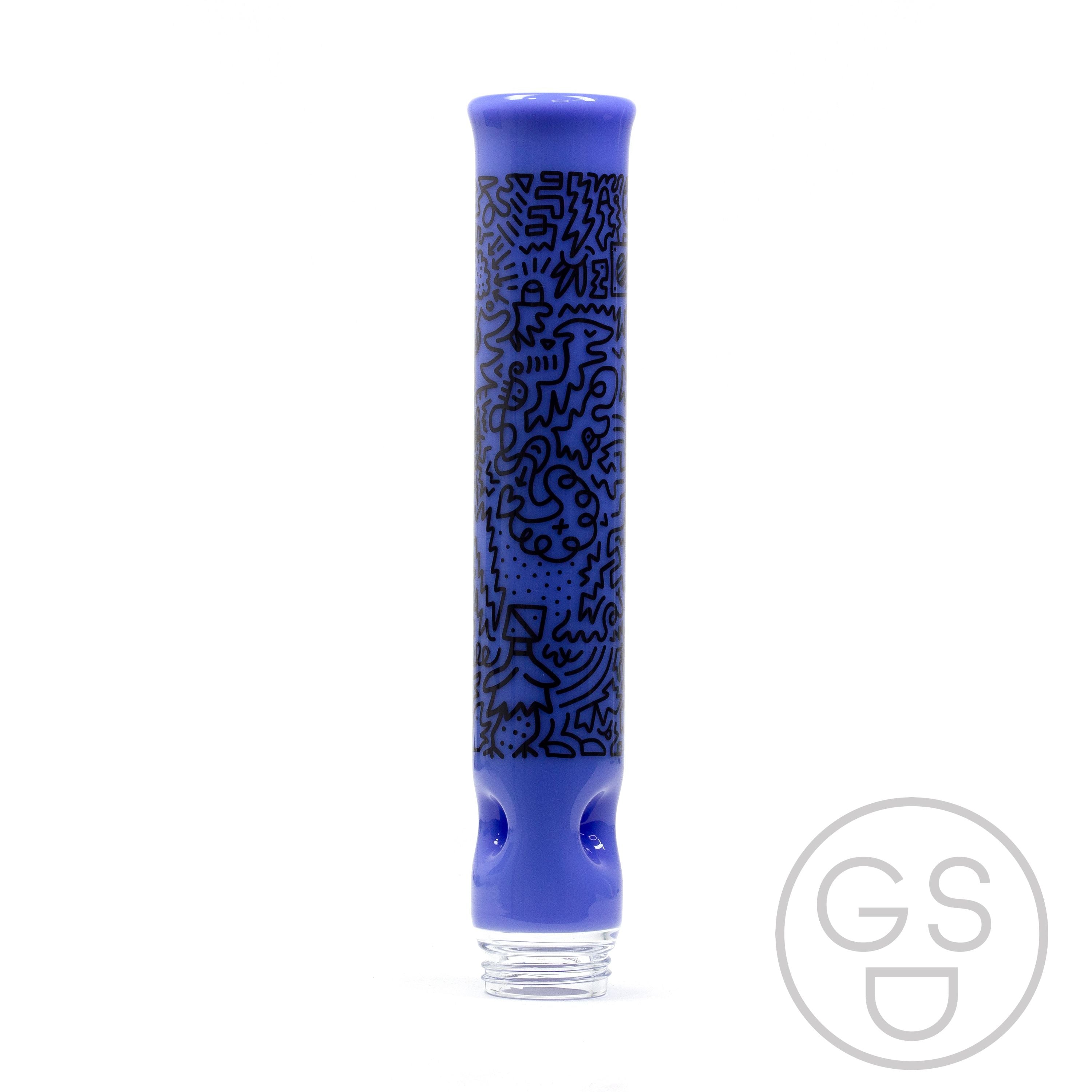 Prism Modular Waterpipe Tall Mouthpiece - Pretty Done / Blueberry