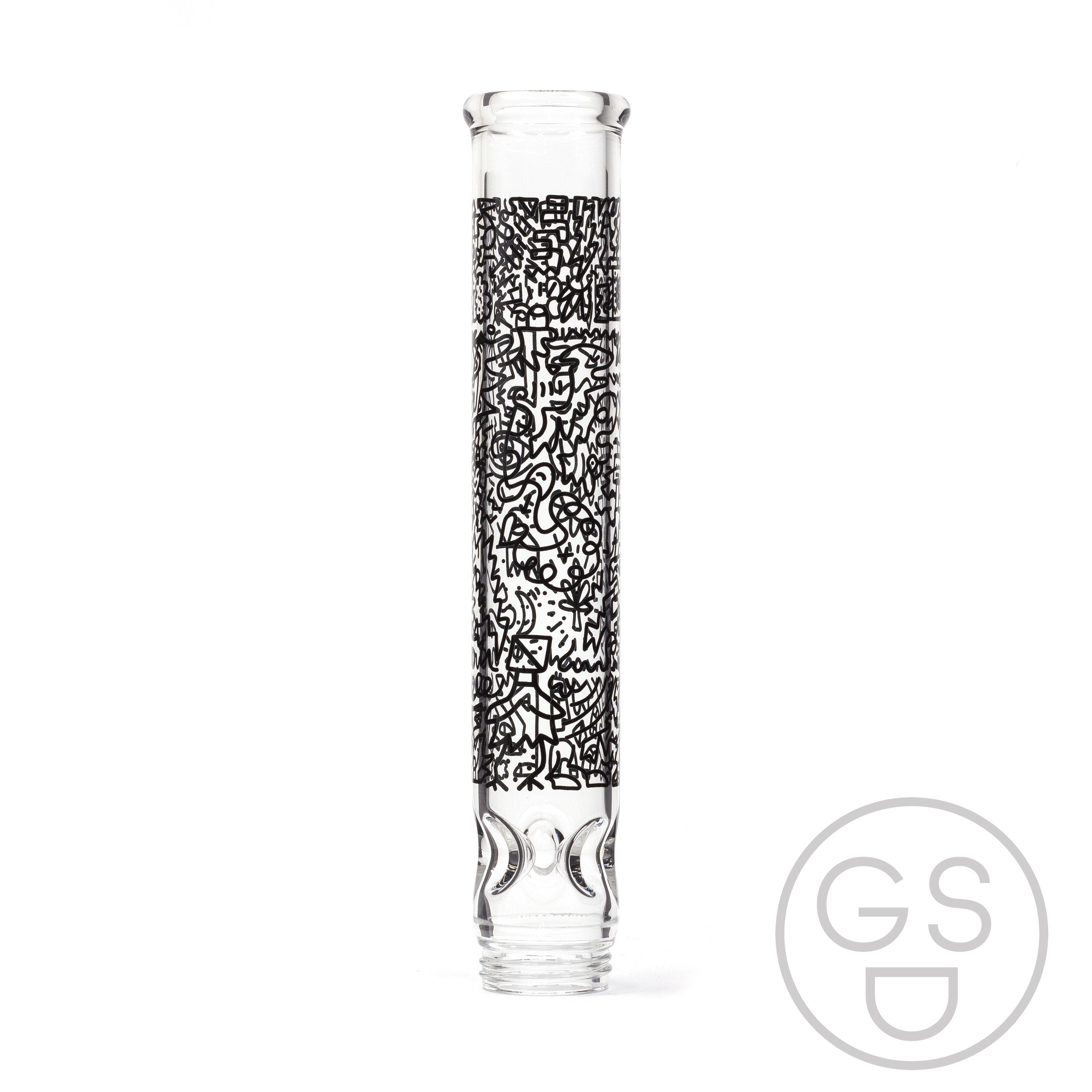 Prism Modular Waterpipe Tall Mouthpiece - Pretty Done / Clear