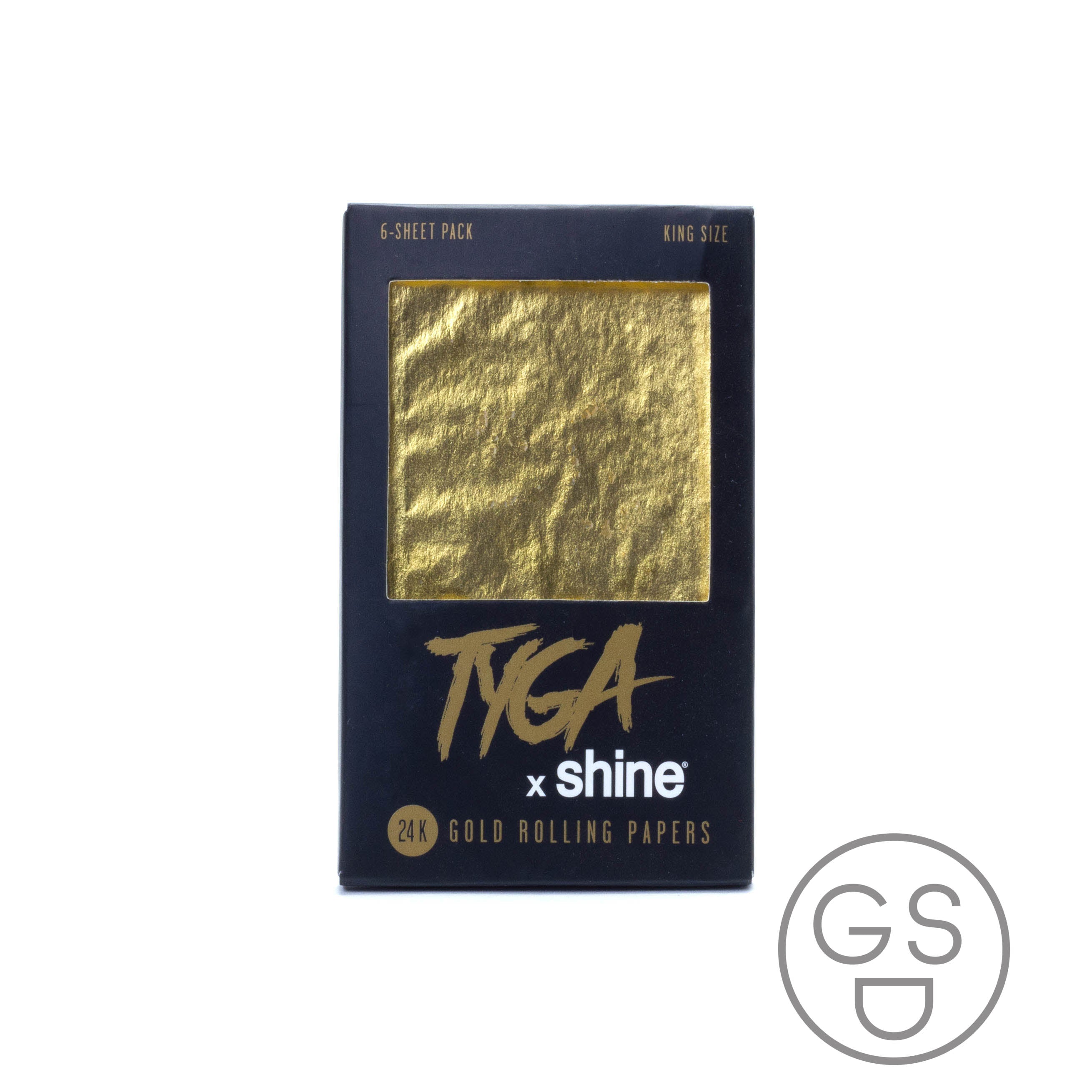 Tyga x Shine Rolling Papers - 6 Pack - 24k Gold
